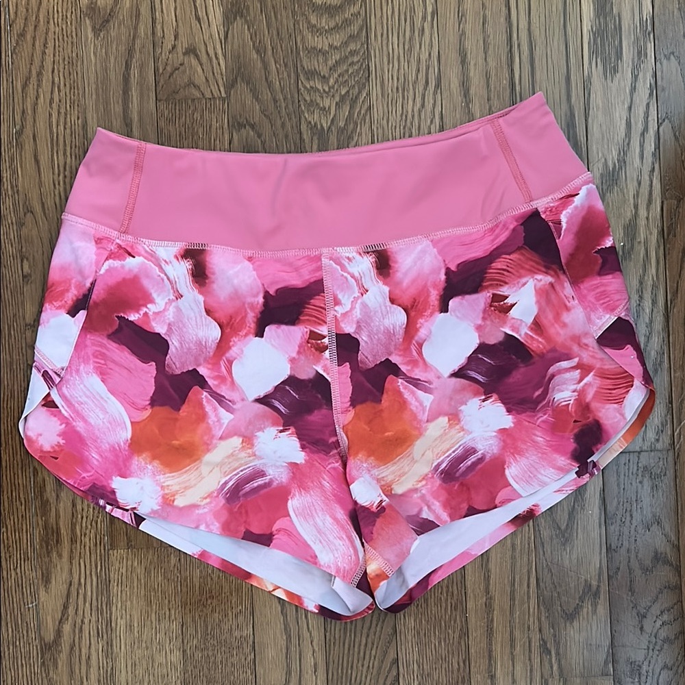 Athleta Pink and Orange Athletic Shorts